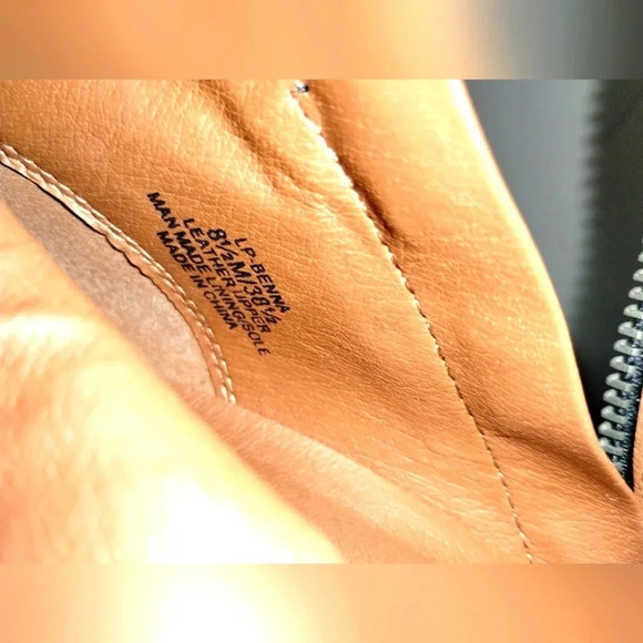 Lucky Benna Western Bootie in Black size 8.5 Studs Almond Toe Short Heel - Picture 7 of 9